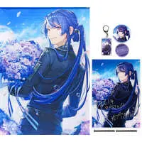 Nagao Kei - Tapestry - Badge - Acrylic Art Plate - Birthday Merch Complete Set - Acrylic Key Chain - Nijisanji