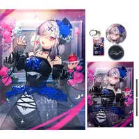 Sukoya Kana - Tapestry - Badge - Acrylic Art Plate - Birthday Merch Complete Set - Acrylic Key Chain - Nijisanji