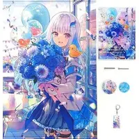 Lize Helesta - Tapestry - Badge - Acrylic Art Plate - Birthday Merch Complete Set - Acrylic Key Chain - Nijisanji