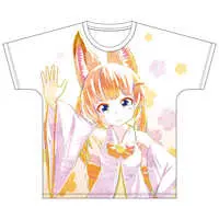 Virtual Noja Loli Kitsunemusume Youtuber Ojisan - Clothes - T-shirts - VTuber Size-M