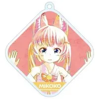 Virtual Noja Loli Kitsunemusume Youtuber Ojisan - Acrylic Key Chain - Key Chain - VTuber