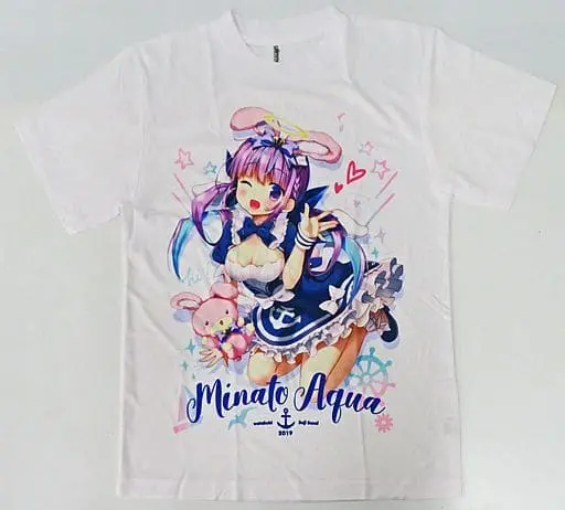 Minato Aqua - Clothes - T-shirts - hololive Size-L