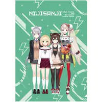 Nijisanji - Plastic Folder - Stationery - Suzuya Aki & Fumino Tamaki & Elu & Higuchi Kaede