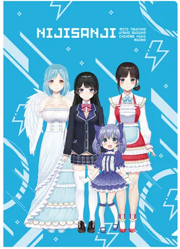 Nijisanji - Plastic Folder - Stationery - Yuki Chihiro & Suzuka Utako & Tsukino Mito & Moira