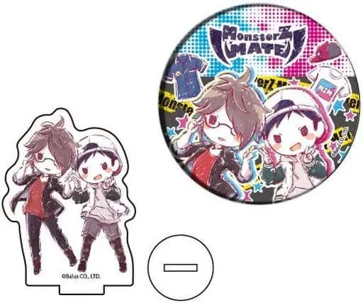 Kosaka & Anjo - Badge - Acrylic stand - GraffArt - MonsterZ MATE