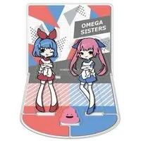 Omega Rio & Omega Ray - Acrylic Diorama Stand - Acrylic stand - Omega Sisters