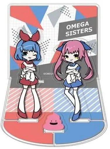 Omega Rio & Omega Ray - Acrylic Diorama Stand - Acrylic stand - Omega Sisters