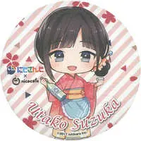 Suzuka Utako - Tableware - Coaster - Nijisanji