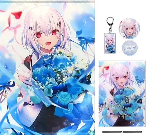 Hakase Fuyuki - Badge - Tapestry - Acrylic Art Plate - Birthday Merch Complete Set - Nijisanji