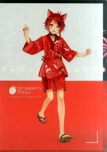 Rinu - Stationery - Plastic Folder - Strawberry Prince