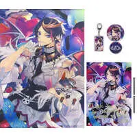 Shu Yamino - Birthday Merch Complete Set - Tapestry - Acrylic Art Plate - Badge - Nijisanji
