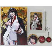 Vox Akuma - Birthday Merch Complete Set - Acrylic Art Plate - Canvas Board - Badge - Nijisanji