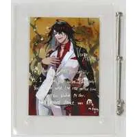 Vox Akuma - Birthday Merch Complete Set - Acrylic Art Plate - Canvas Board - Badge - Nijisanji