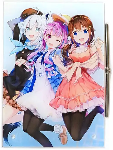 hololive - Acrylic Art Plate - Tokino Sora & Minato Aqua & Shirakami Fubuki