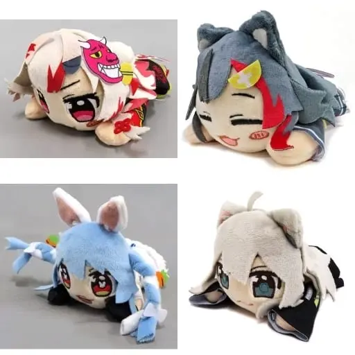 hololive - Plush - Shishiro Botan & Usada Pekora & Ookami Mio & Nakiri Ayame