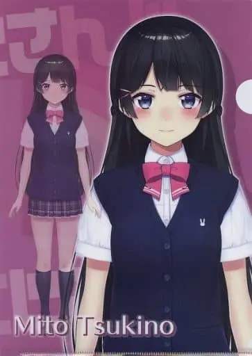 Tsukino Mito - Stationery - Plastic Folder - Nijisanji