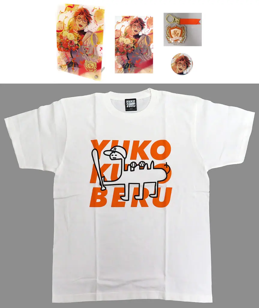 Yukoku Roberu - Birthday Merch Complete Set - Hand-signed - Postcard - T-shirts - Badge - Acrylic Art Plate - HOLOSTARS