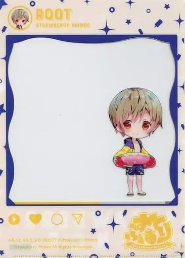 Root - Stationery - Plastic Folder - Strawberry Prince