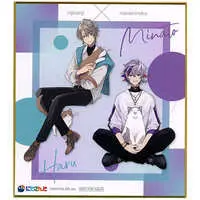 Fuwa Minato & Kaida Haru - Illustration Board - Nijisanji