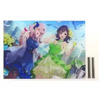 Aiba Uiha & Sukoya Kana - DMM Scratch! - Acrylic Art Plate - Nijisanji