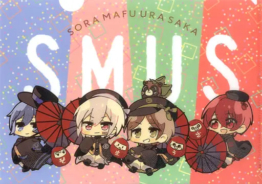 SoraMafuUraSaka - Stationery - Plastic Folder - Mafumafu & Uratanuki & Aho no Sakata & Soraru