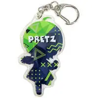 PRETZ - Acrylic Key Chain - Key Chain - AMPTAKxCOLORS
