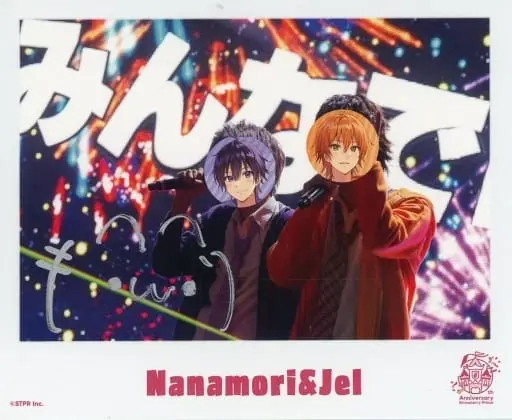 Nanamori & Jel - Character Card - Hand-signed - Strawberry Prince