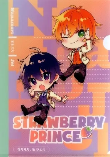 Nanamori & Jel - Stationery - Plastic Folder - Strawberry Prince