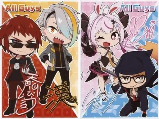 All Guys - Character Card - Utai Makea & GatchmanV & Tomari Mari & Tenkai Tsukasa