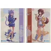 Inugami Korone & Nekomata Okayu - Stationery - Plastic Folder - hololive