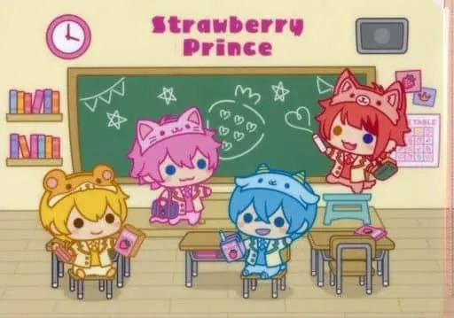 Strawberry Prince - Stationery - Plastic Folder - Colon & Root & Satomi & Rinu