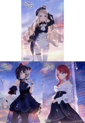 Nijisanji - Character Card - Machita Chima & Inui Toko & Asahina Akane