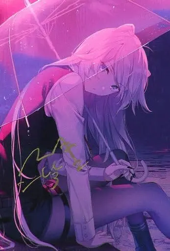 Shishiro Botan - Hand-signed - Postcard - hololive