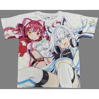 Houshou Marine & Shirakami Fubuki - Clothes - T-shirts - hololive Size-L