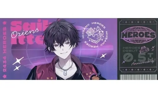 Saiki Ittetsu - Hologram Ticket - Character Card - Nijisanji