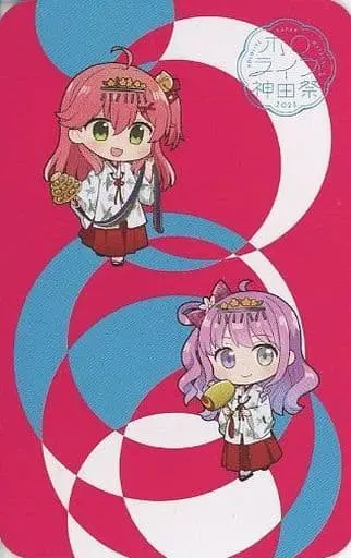 Himemori Luna & Sakura Miko - Character Card - hololive
