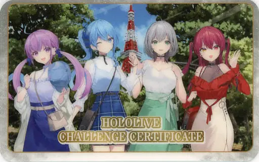 hololive - Character Card - Houshou Marine & Shirogane Noel & Hoshimachi Suisei & Minato Aqua