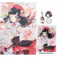 Suzuka Utako - Badge - Tapestry - Acrylic Art Plate - Birthday Merch Complete Set - Nijisanji