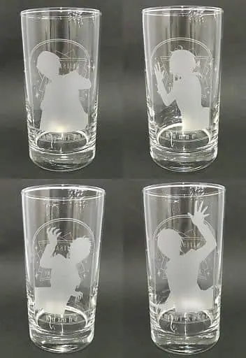 Nijisanji - Tumbler, Glass - Tableware - Kanae & Yumeoi Kakeru & Kuzuha & Kenmochi Toya