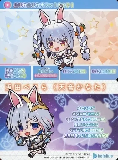 Usada Pekora & Amane Kanata - Character Card - hololive