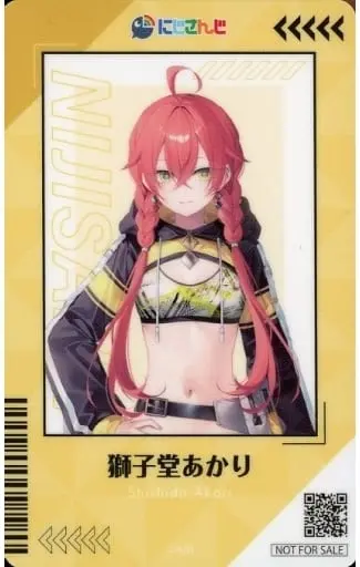 Shishido Akari - Character Card - Nijisanji