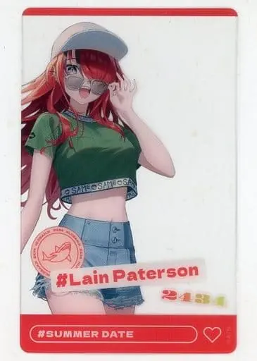 Lain Paterson - Nijisanji Summer Date - Character Card - Nijisanji