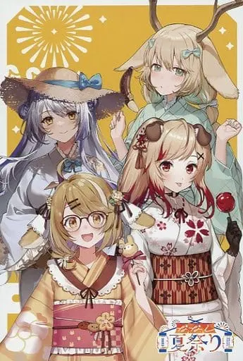 774 inc. - Postcard - Seshima Rui & Inaba Haneru & Kohaku Yuri & Tsukinoki Tirol