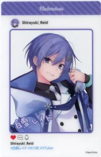 Shirayuki Reid - Kuji Square - Character Card - VTuber