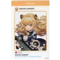 Regrush Lionheart - Character Card - VTuber