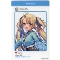 Minase Shia - Kuji Square - Character Card - VTuber