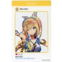 Mirai Akari - Kuji Square - Character Card - VTuber