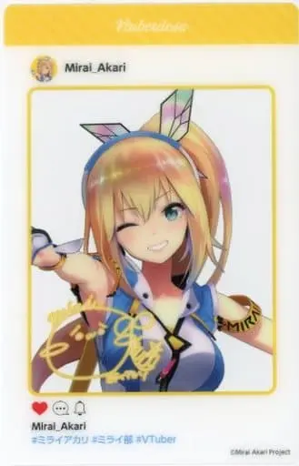 Mirai Akari - Character Card - VTuber