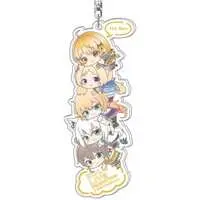 hololive - Acrylic Key Chain - Key Chain - Hug Meets - Aki Rosenthal & Natsuiro Matsuri & Akai Haato & Shirakami Fubuki