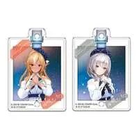 Shirogane Noel & Shiranui Flare - Key Chain - Blue Journey